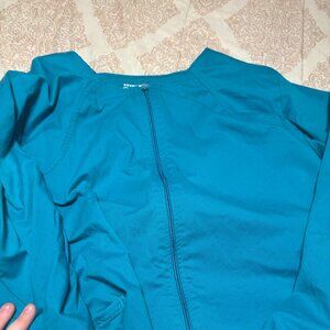 Cherokee Core stretch Women's Zip Front Warm Up Solid Scrub Jacket